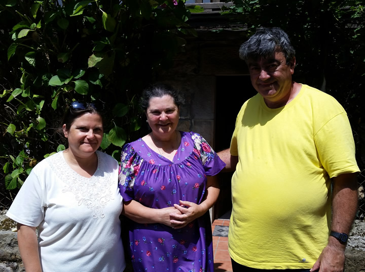 Viaje de investigación: Diego Cintas y Rosa González junto a Jacinta González - San Sebastián de Garabandal (Cantabria - España) - 16 de julio de 2015
